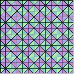 四角化正方形镶嵌