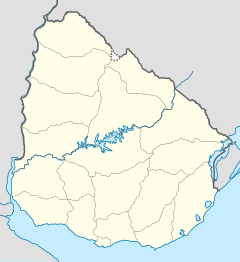 科洛尼亚-德尔萨克拉门托在乌拉圭的位置