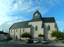 The church of Saint-Vincent, in Orbigny