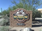 Cave Creek Museum Entrance Marker