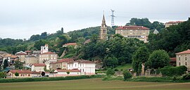 A general view of Châteauneuf-de-Galaure