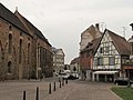 Colmar view t o a street near Ancien Couvent des Catherinettes