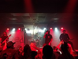Members of Ded performing in 2017