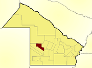 Location of General Belgrano Department within Chaco Province
