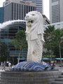 新加坡鱼尾狮雕像