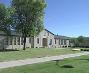 Irving School was built in 1936 and it is located at 155 N. Center St. The Irving School is a rare surviving example of Federal Modern style architecture applied to an elementary school. The school was listed in the National Register of Historic Places om November 8, 2000, reference number 00001323.