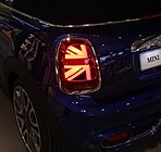 Union Jack rear lights lit-up[71]