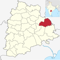 Location in Telangana