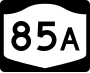 New York State Route 85A marker