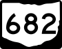 State Route 682 marker