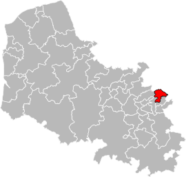 Location of Carvin within the department