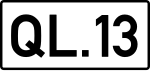 National Route 13 shield}}