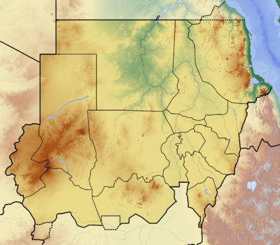 Location map Sudan