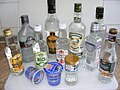 Image 10Various bottles and containers of Russian vodka (from List of alcoholic drinks)