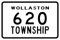 Diagram of a shield for Wollaston Township Road 620