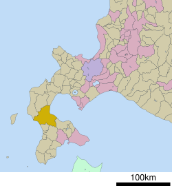 Location of Yakumo in Hokkaido