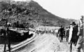 Image 22Armed vigilantes deport striking copper miners during the Bisbee Deportation in Bisbee, Arizona, July 12, 1917.