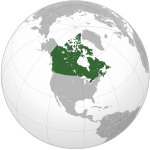 Canada (orthographic projection)