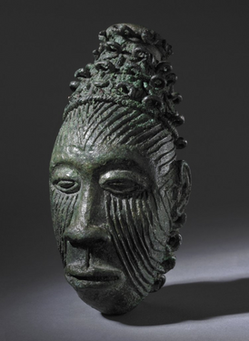 Igbo ukwu face pendant