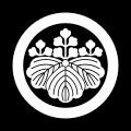 Japanese Crest Maru ni Gosan Kiri.svg