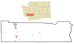 Location of Winlock in Washington