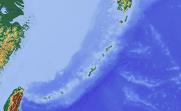 Tsuken Island is located in Ryukyu Islands