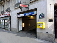 Entrance at rue Riquet today