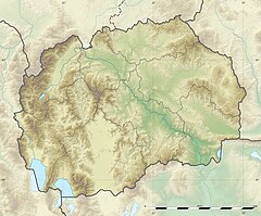 科拉比山在北马其顿的位置