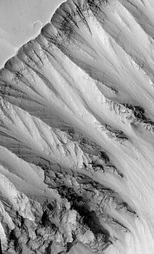 Ophir Chasma Wall, as seen by HiRISE