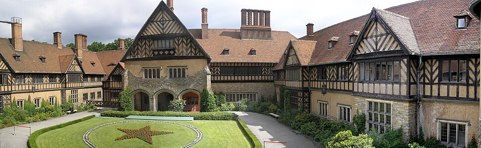 Cecilienhof Palace was the location of the Potsdam Conference, which was attended by the heads of government of the USSR, USA and UK in the year 1945