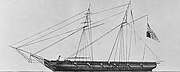 The schooner USS Grampus defeated 2 pirate ships during her service with the West Indies Squadron.