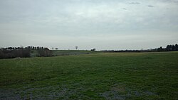 Portion of the battlefield in April 2017