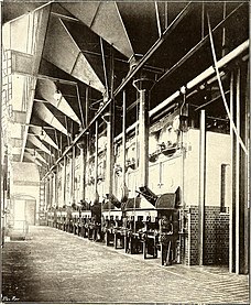 Babcock & Wilcox boilers inside, 1902