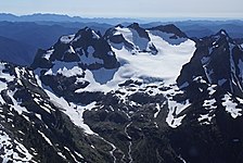 The Valhallas with Geri-Freki Glacier