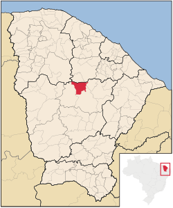 Location in Ceará state