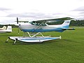 1977 model Cessna R172K Hawk XP on Wipline amphibious floats