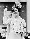 Queen Elizabeth at the Canadian Pavilion at the World's Fair, 1939 New York, N.Y., U.S.A.