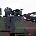 装在拳击手装甲车（德语：GTK Boxer）上，德国联邦国防军的HK GMG
