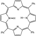 四苯基卟啉的結構