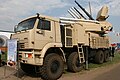 KAMAZ military truck mounted with Pantsir-S1 air defense system.