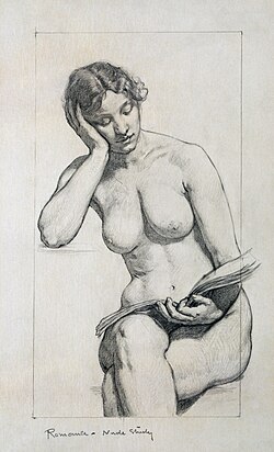 Kenyon Cox nude study