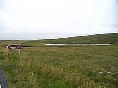 Loch of Gruting from start of path to Staneydale Temple