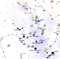 Map showing location of M18 (Roberto Mura)