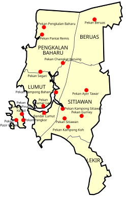Mukim Beruas in Manjung District