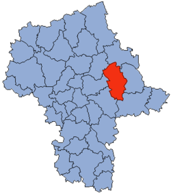 Location within the voivodeship