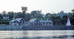 Ritchie Wharf on the Newcastle waterfront in the City of Miramichi