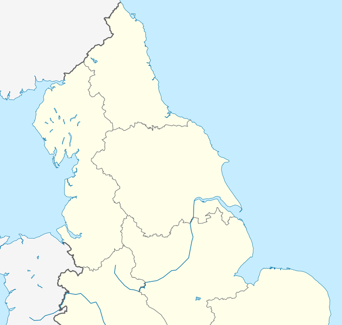 2020–21 Northern Premier League is located in Northern England