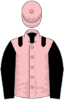 Pink, black epaulets and sleeves