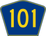 Highway 101 marker