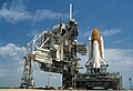 STS-70 Rollout on its Crawler Transporter with Mobile Launcher Platform to Launch Pad 39B